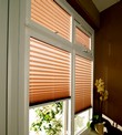 Creped Amber Perfect Fit Blind