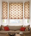 Genevieve Coral Roman Blind