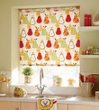 Pears Red Roller Blind